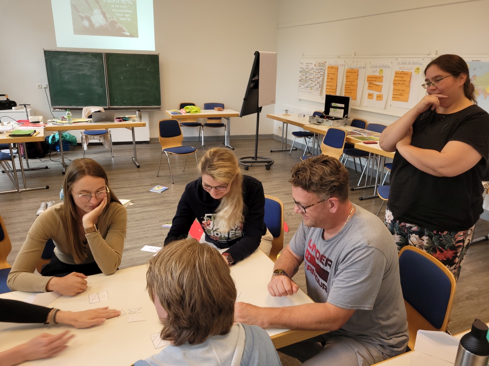 Gruppenarbeit mit dem Resilienzmodell